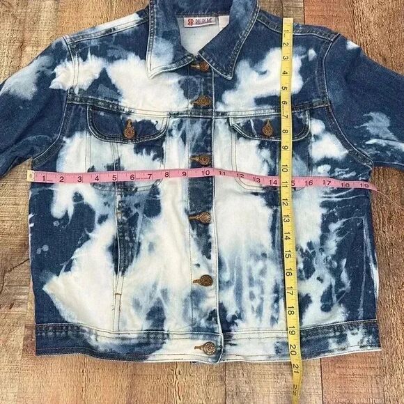 Vintage Bill Blass Bleached Denim Jacket - Picture 4 of 8
